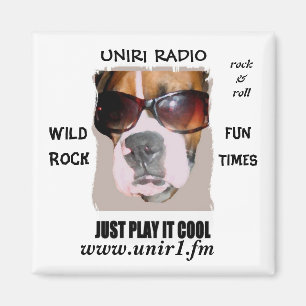 IMÃ ÍMÃ UNIR1 DE RÁDIO COM CABEÇA DO PUGILISTA