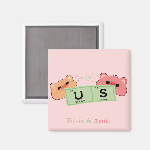 Imã Ímã Ursos Fofos Apaixonados