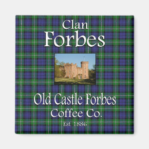 Imã Ímã velho do Co. do café de Forbes do castelo d