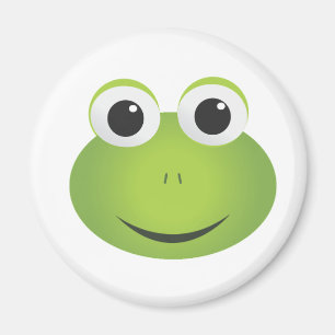 Imã Ímã verde bonito do sapo dos desenhos animados