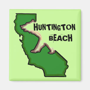 Imã Ímã verde do estado de Huntington Beach Califór