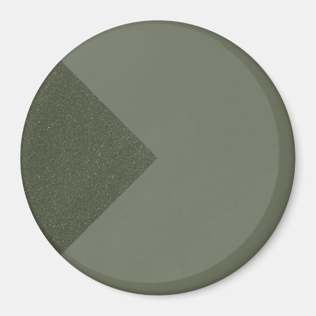 Imã Ímã Verde Musgo Moderno da Flecha (Frente)