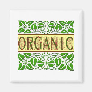 Imã Ímã verde orgânico do slogan