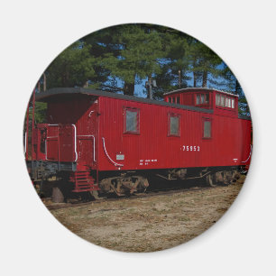 Imã Ímã vermelho & alaranjado do Caboose