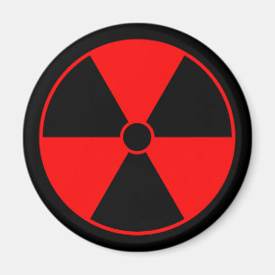 Imã Ímã vermelho do símbolo da radiação