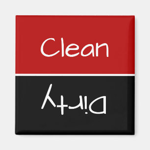 Imã Ímã vermelho e preto da máquina de lavar louça