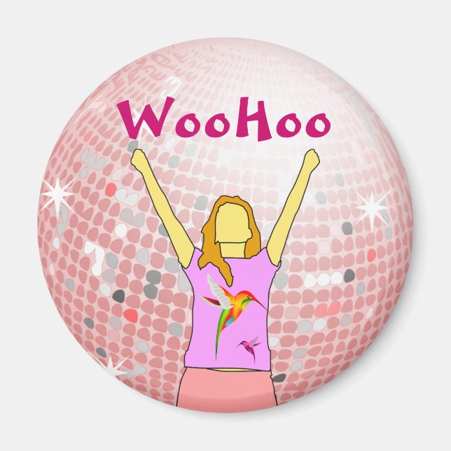 Imã ímã woohoo (Frente)
