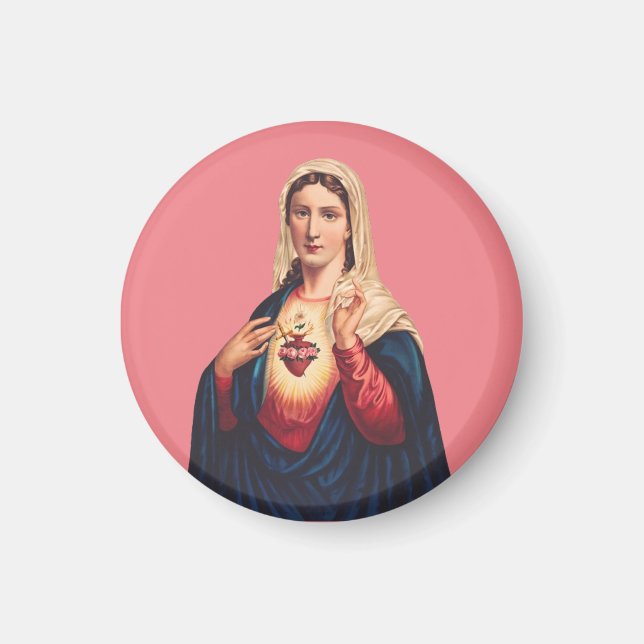Imã Imaculado Coração da Virgem Maria (Frente)