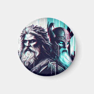 Imã image of the gods zeus and odin togethe