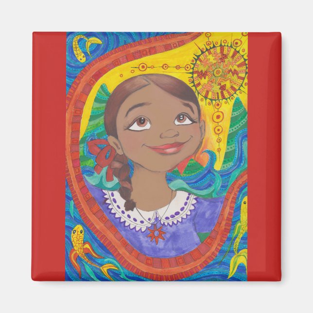 Imã Imagem 2 Vamos Fala Kiswahili Magnet (Frente)