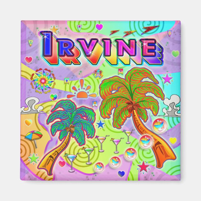 Imã Imagem-Alvo Da Vacinação Irvine (Frente)