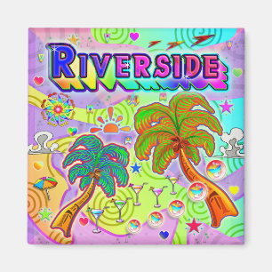 Imã Imagem-Alvo de Férias Riverside