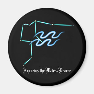 Imã Imagem Aquária de Constelação Zodiac