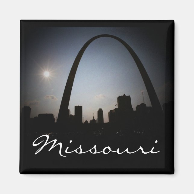 Imã Imagem Arch do Missouri (Frente)