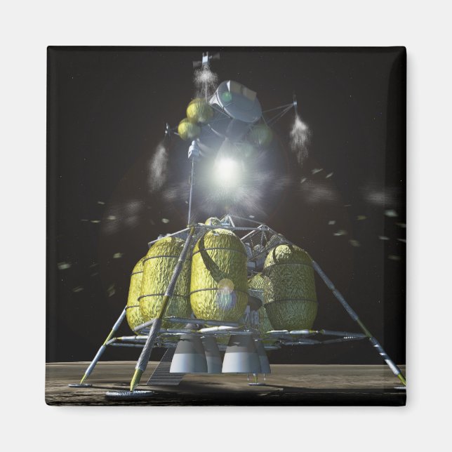 Imã Imagem artística de uma nova nave espacial para a  (Frente)