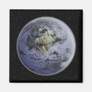 Imã Imagem aumentada Digital da terra completa