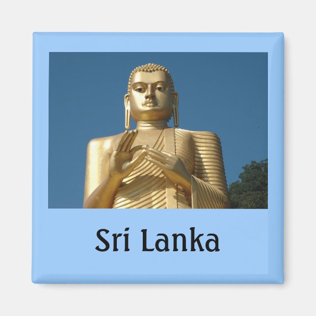 Imã Imagem Buda Dourada (Frente)