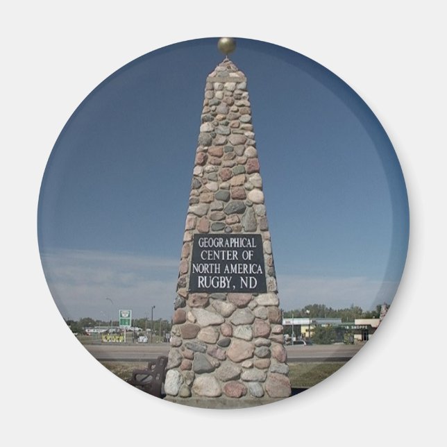 Imã Imagem Cêntrica da América (Frente)