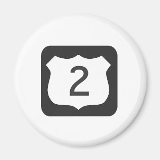 Imã Imagem Cêntrica de Estrada dos EUA-2