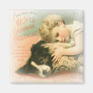 Imã Imagem Collie de Borda Vintage
