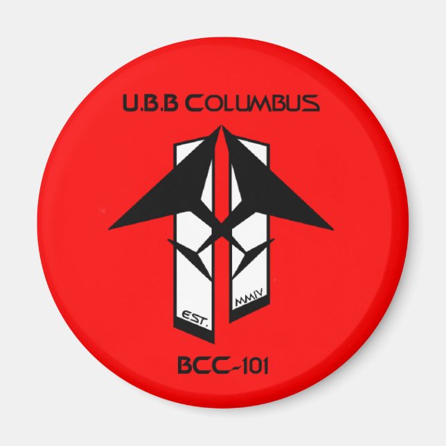 Imã Imagem Columbus U.B. (Frente)