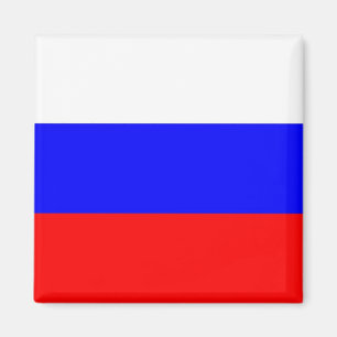 Imã Imagem com Bandeira da Rússia