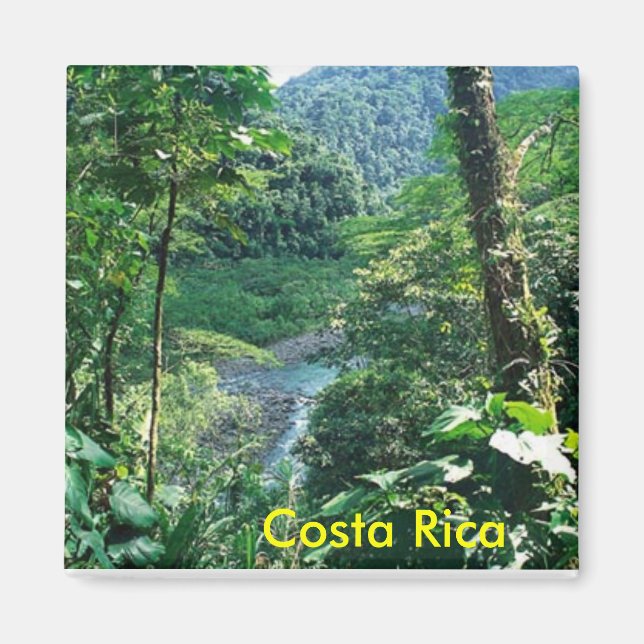 Imã Imagem da Costa Rica (Frente)