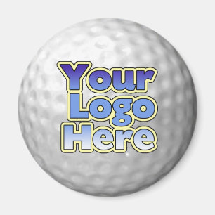 Imã Imagem da esfera de golfe do logotipo