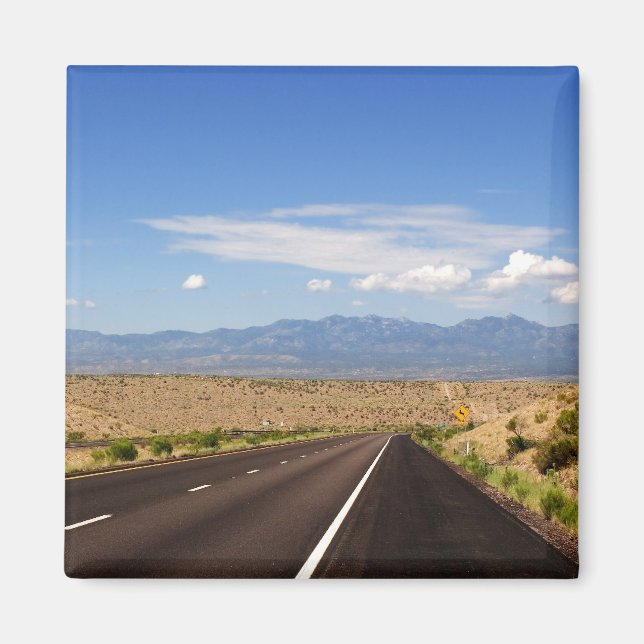 Imã Imagem da Estrada do Deserto (Frente)