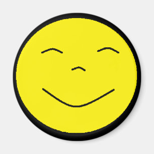 Imã Imagem da face amarela