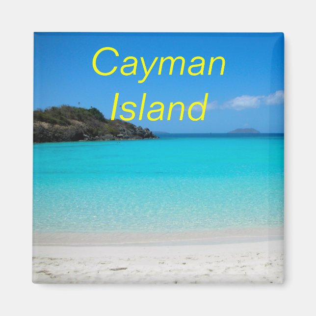 Imã Imagem da ilha Cayman (Frente)