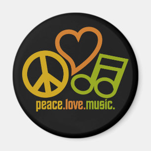 Imã Imagem da Música Peace Love