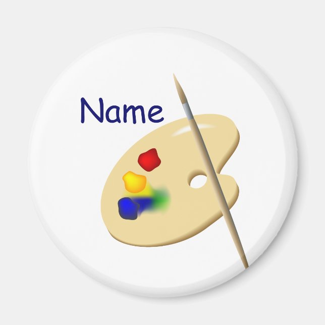 Imã Imagem da Paleta do Artista de Cores (Frente)