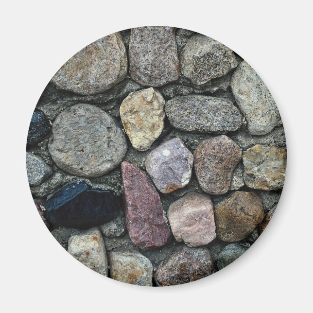 Imã Imagem da pedra variegada (Frente)