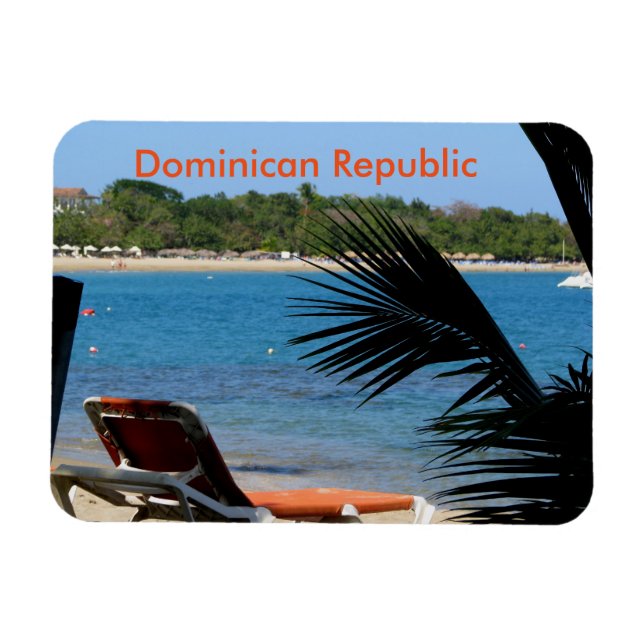 Ímã Imagem da República Dominicana (Horizontal)