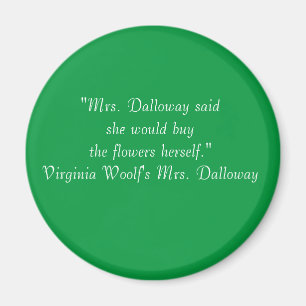 Imã Imagem da Sra. Dalloway First Line