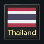 Imã Imagem da Tailândia<br><div class="desc">História da bandeira do Reino da Tailândia: A bandeira tricolorada do Reino da Tailândia, através do diploma real Rama VI de 28 de setembro de 1917, demonstra a magnífica beleza e cultura do Reino da Tailândia, e cada cor na bandeira reflete claramente isso. O branco na bandeira representa a pureza...</div>