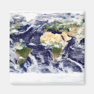 Imã imagem da Verdadeiro-cor da terra inteira