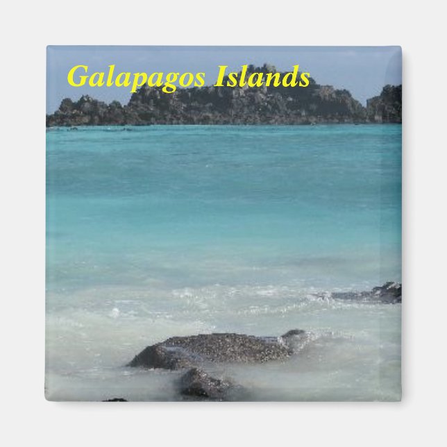 Imã Imagem das Ilhas Galápagos (Frente)