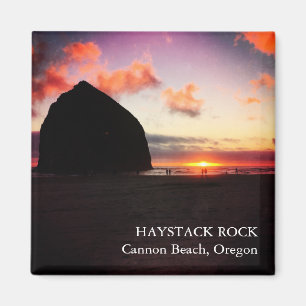Imã Imagem de 2 polegadas do Vivid Sunset Haystack Roc