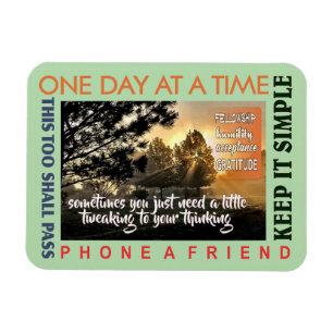 Ímã Imagem de ajuste de recuperação de 12 passos 25