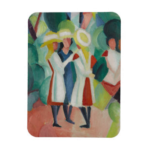 Ímã Imagem de Arte "Três Meninas"
