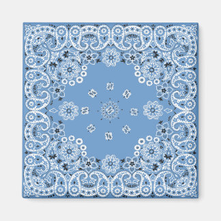 Imã Imagem de Bandana Azul