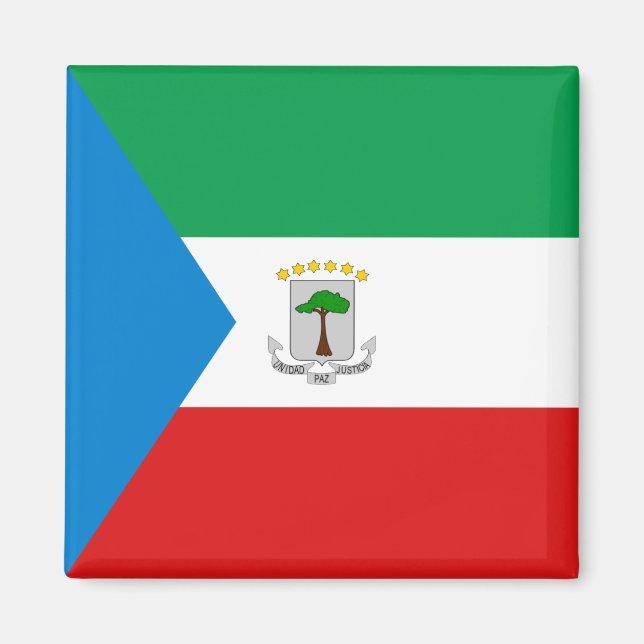 Imã Imagem de Bandeira da Guiné Equatorial (Frente)
