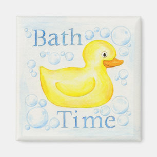 Imã Imagem de Bath Time Rubber Ducky