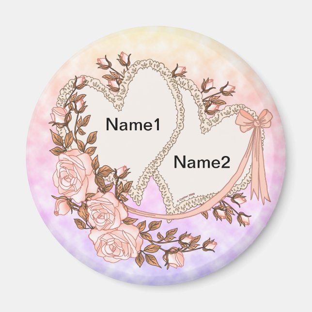 Imã Imagem de Botes Casados (Frente)