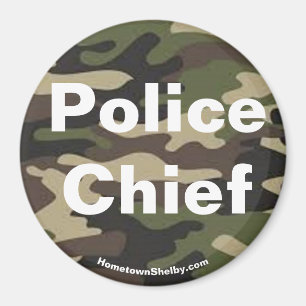Imã Imagem de camo-chefe da polícia