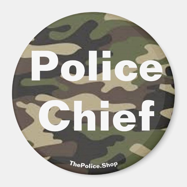Imã Imagem de camo-chefe da polícia (Frente)
