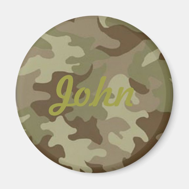 Imã Imagem de Camuflagem Personalizada (Frente)