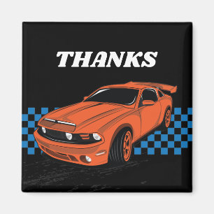 Imã Imagem de carro de corrida, a favor do partido do 